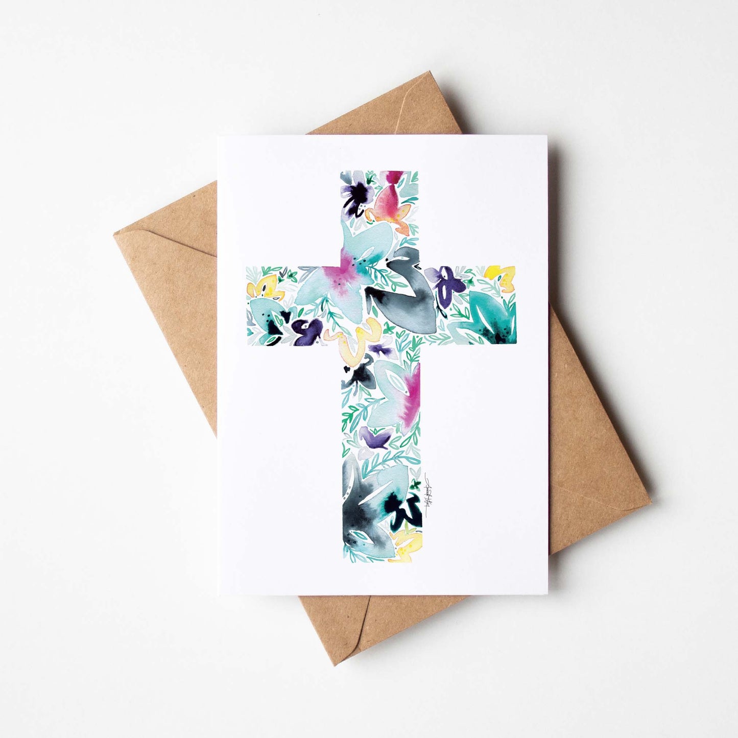 Cross Floral Note Card Stationery Set