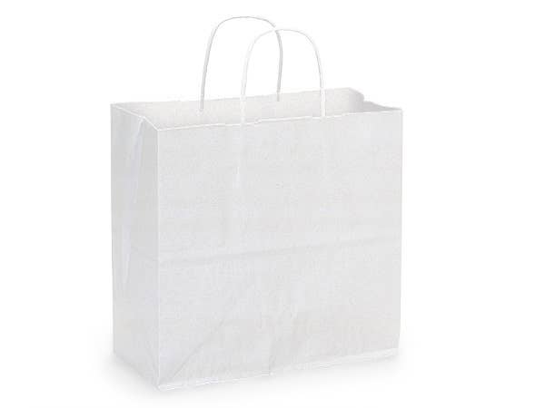 Nashville Wraps - White Kraft Paper Shopping Bags