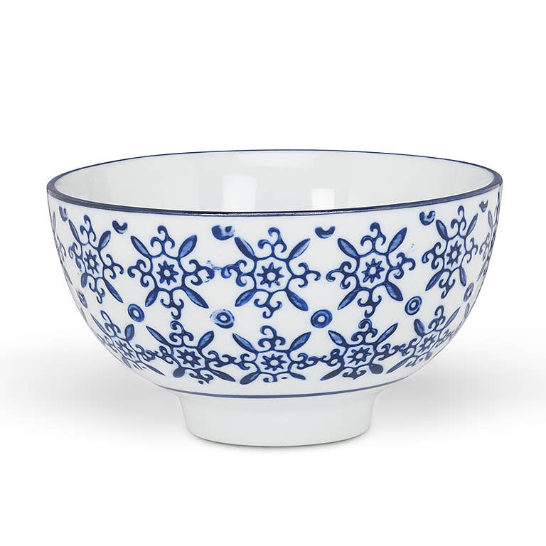 Blue/White Rice Bowl-6Asst-4"D-1469