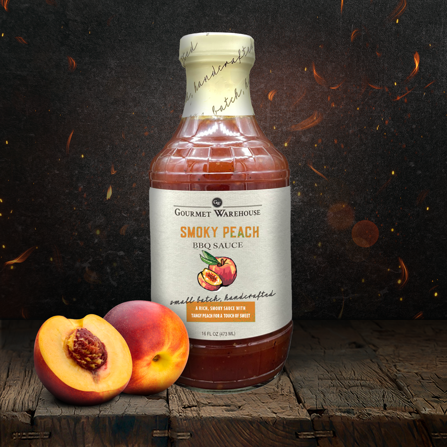 Smoky Peach BBQ sauce