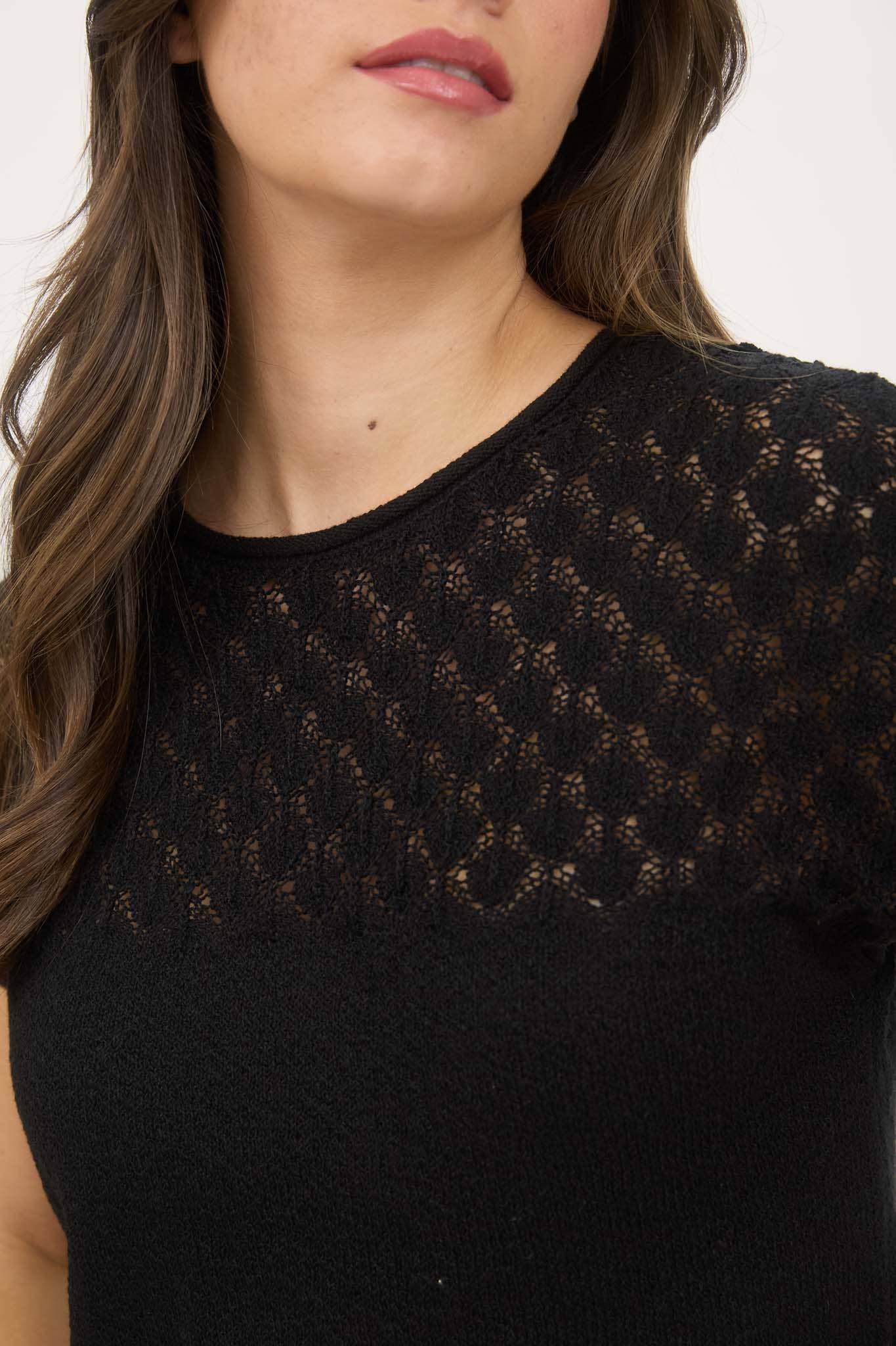 Eyelet Sweater