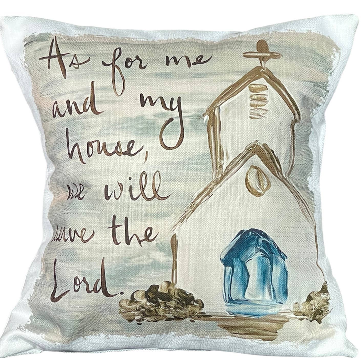 As for me and my house pillow