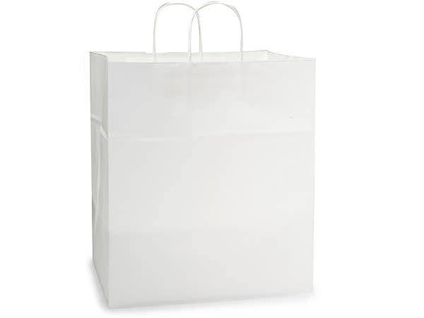 Nashville Wraps - White Kraft Paper Shopping Bags