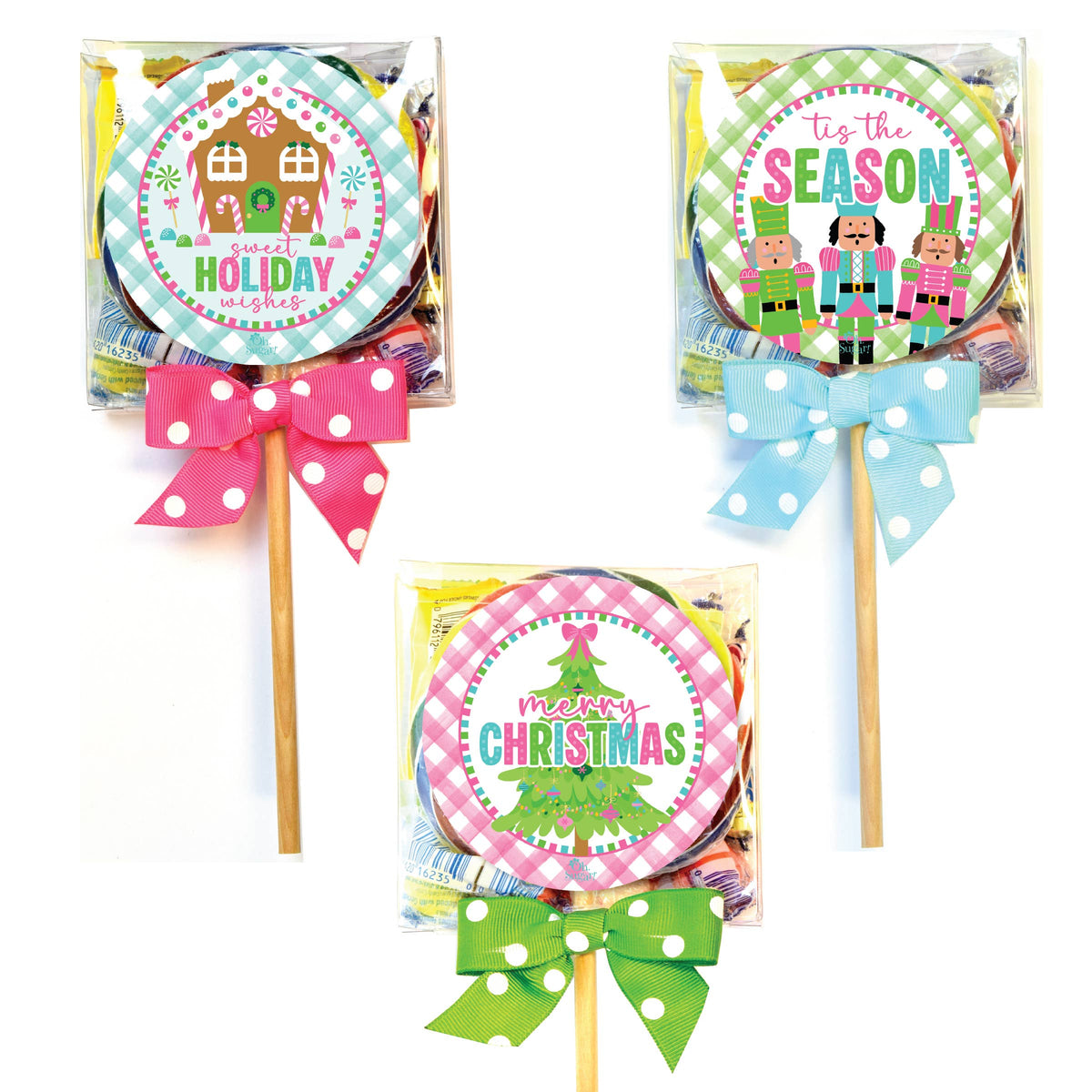 Christmas Mix Up Candy Pops – Assorted Holiday Designs