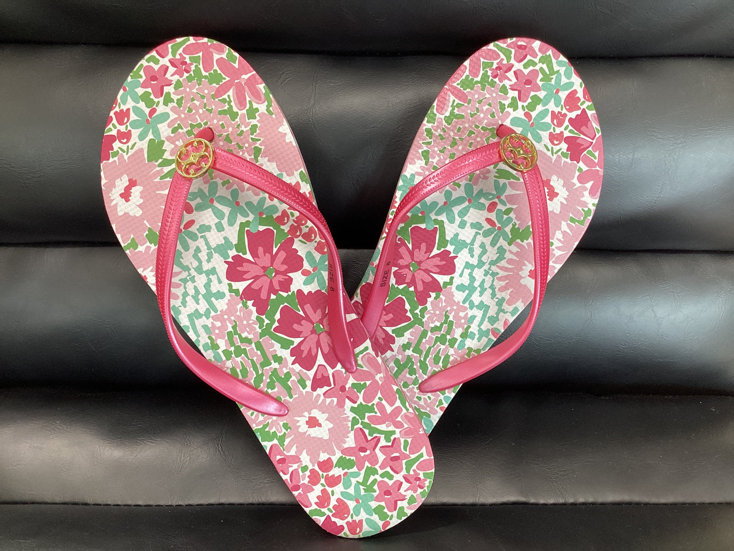Mary Square Flip Flops Petal Perfect