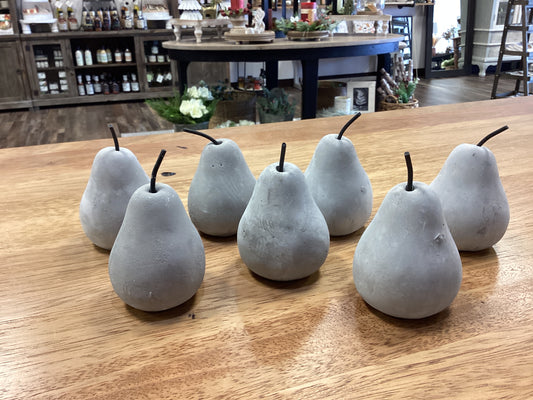 Gray Cement Pear