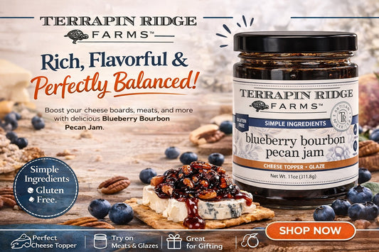 Blueberry Bourbon Pecan Jam 11oz