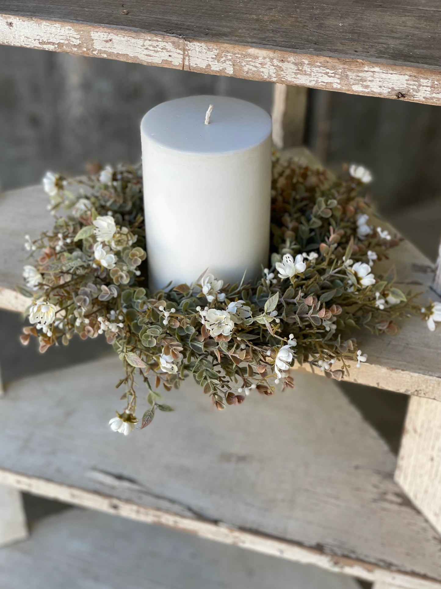Chalice Bloom Candle Ring Cream