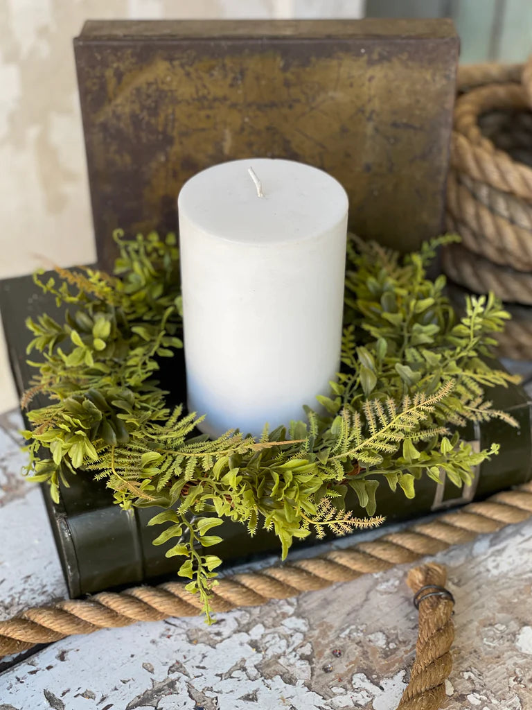 Cutleaf Fern Candle Ring