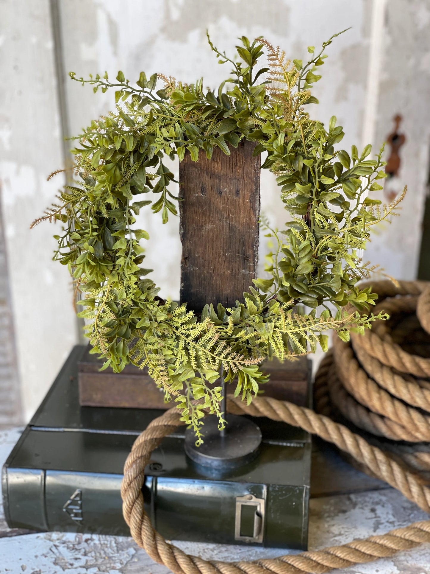 Cutleaf Fern Candle Ring