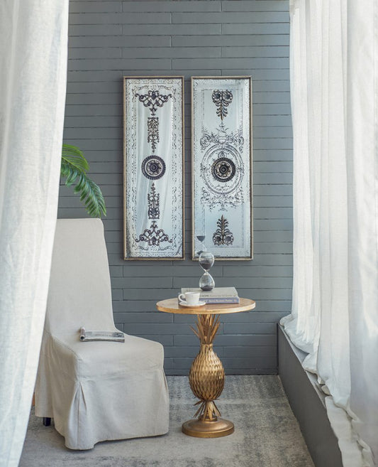 Doorways Past Mirrored Panel