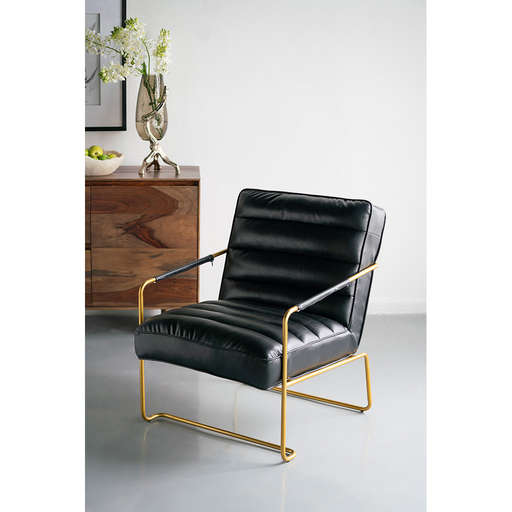 Modern Black Accent Chair