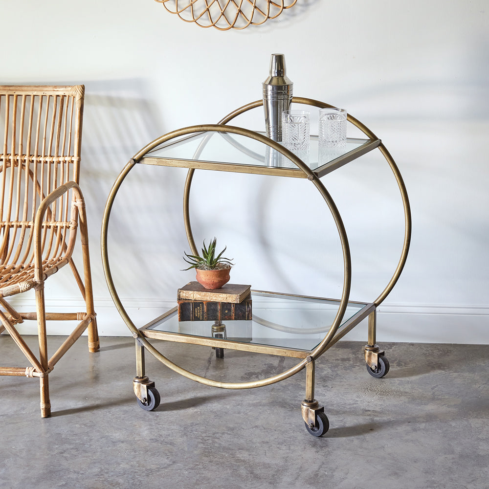 Round Bar Cart