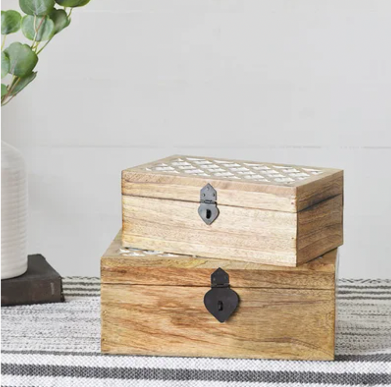 Carved Wood Box