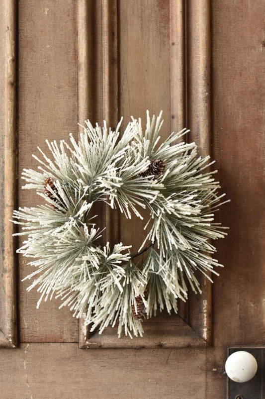 Snowy Downs Pine Wreath | 12"
