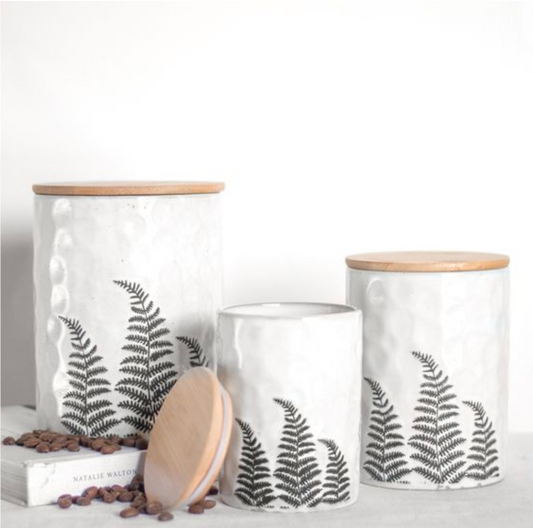 Fern Pattern Canisters