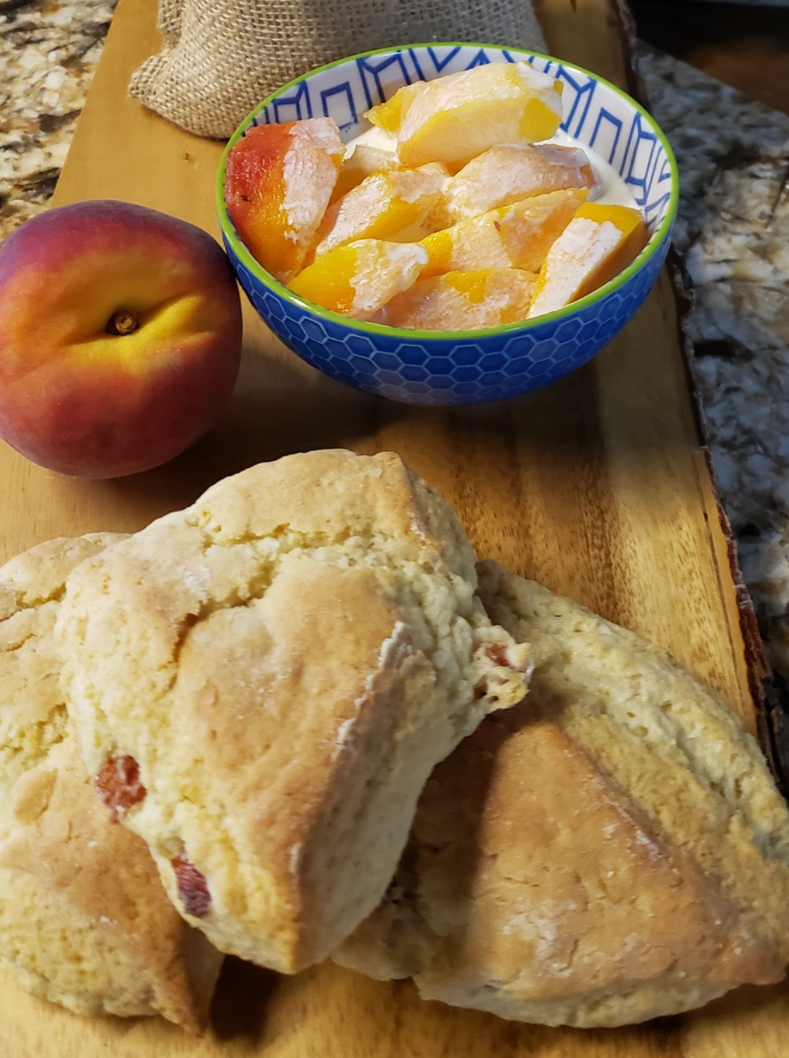 Peaches and Cream Scone Mix