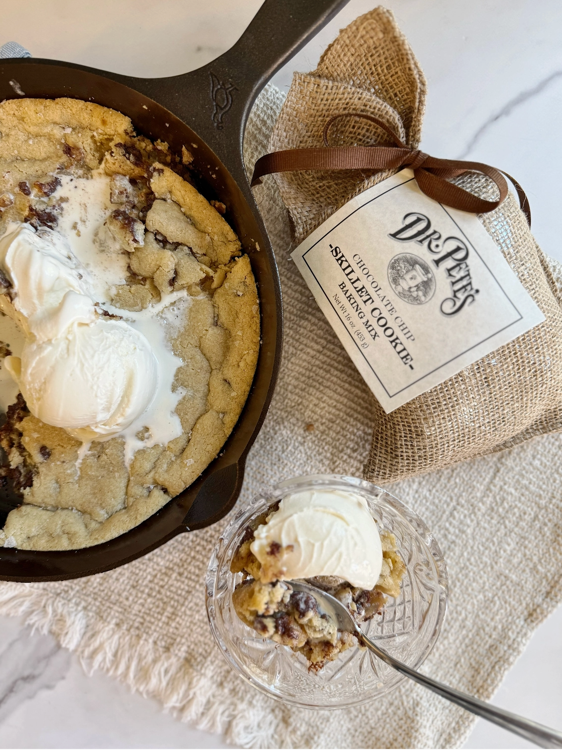 Chocolate Chip Skillet Cookie