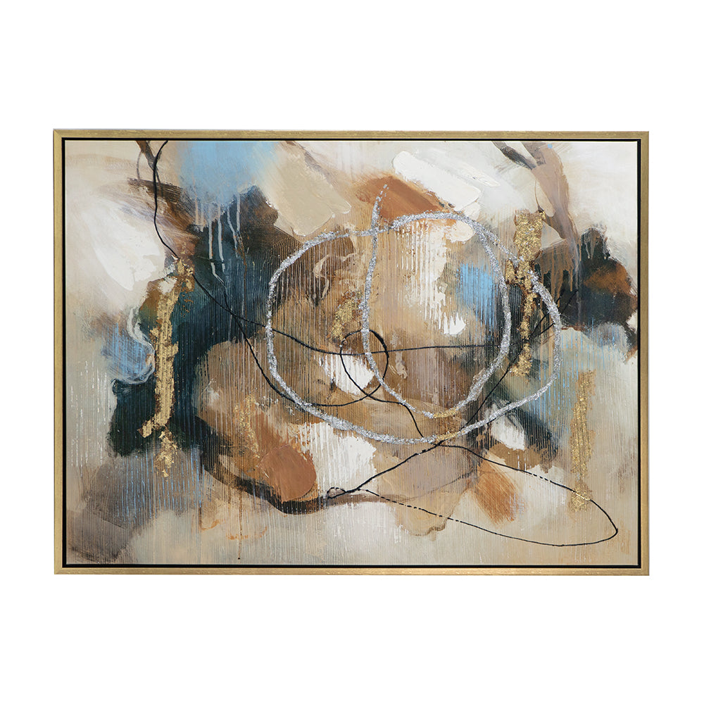 Whirlwind Hand Painted Framed Wall Art