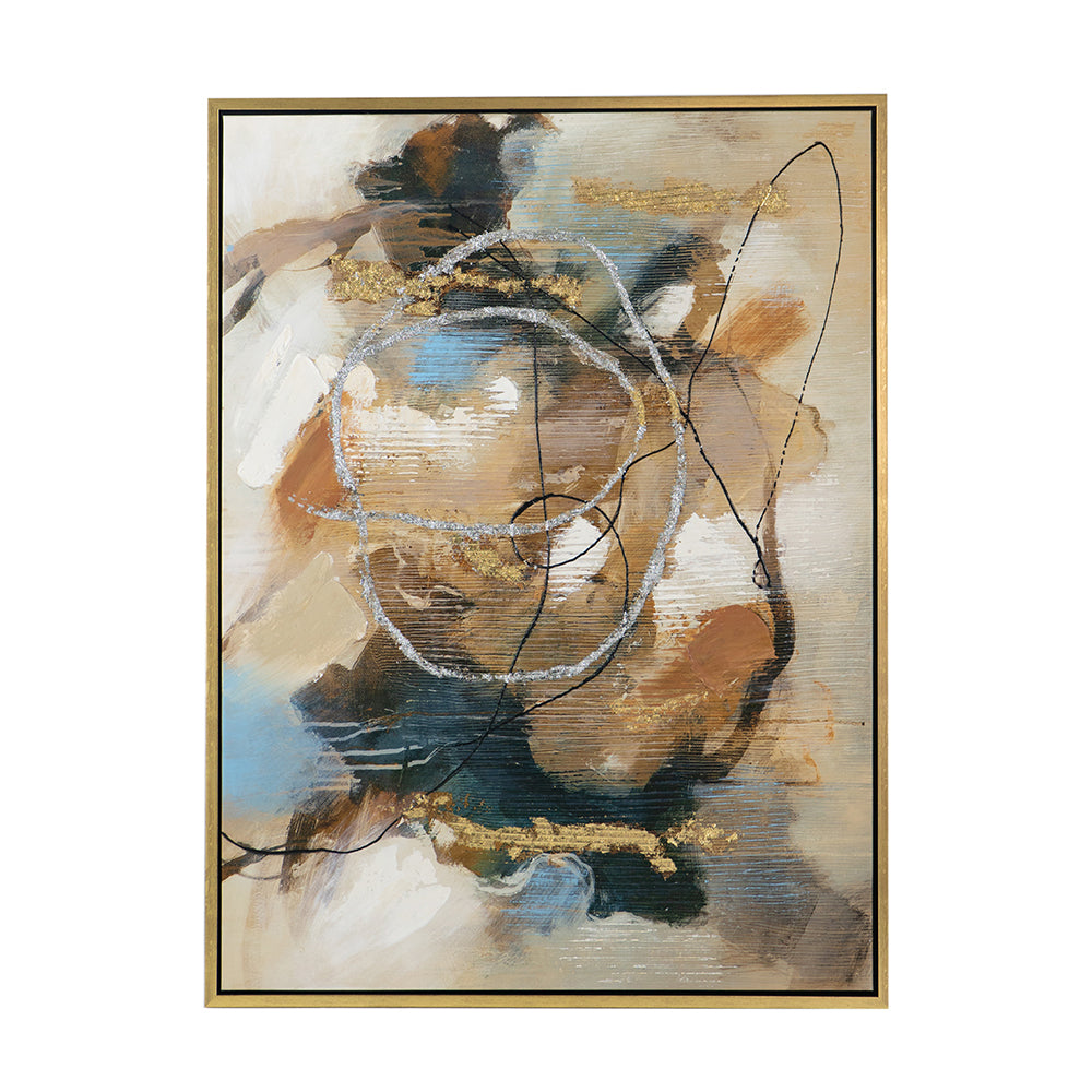 Whirlwind Hand Painted Framed Wall Art