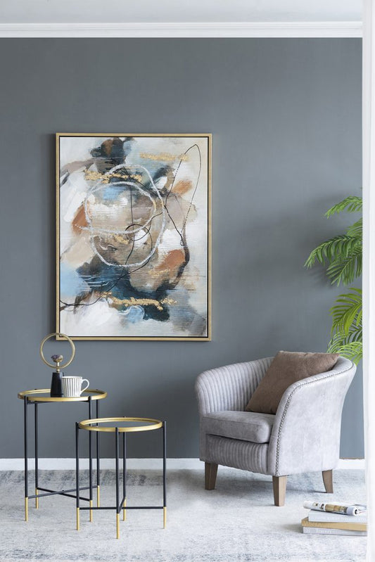 Whirlwind Hand Painted Framed Wall Art