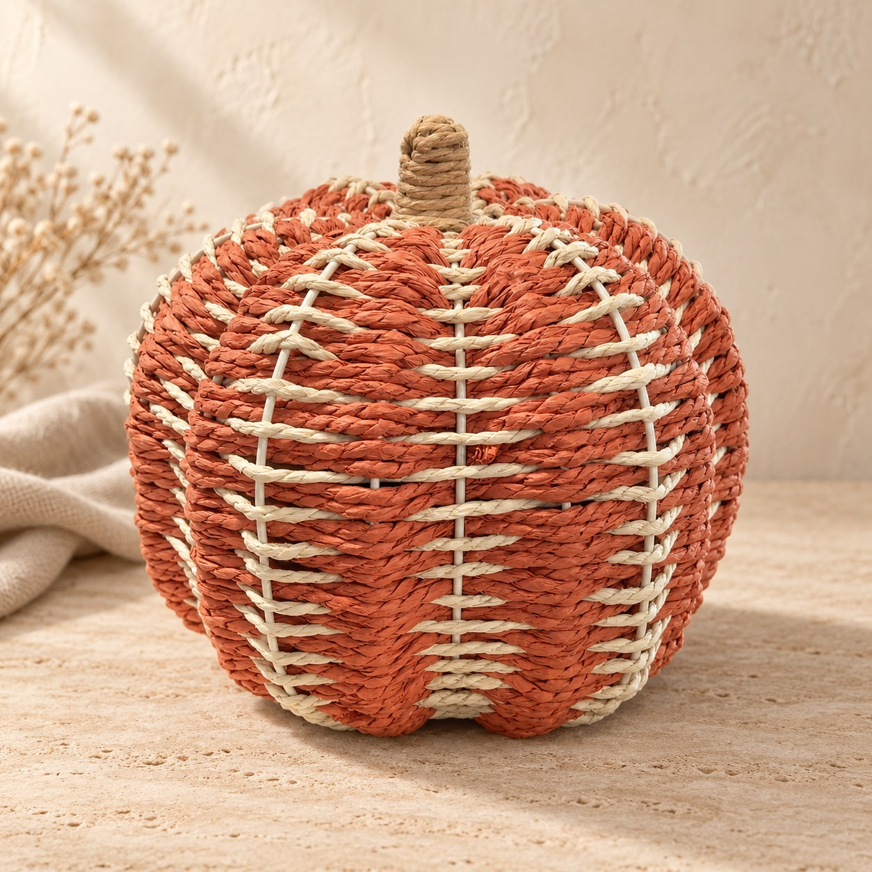 Woven Harvest Pumpkin
