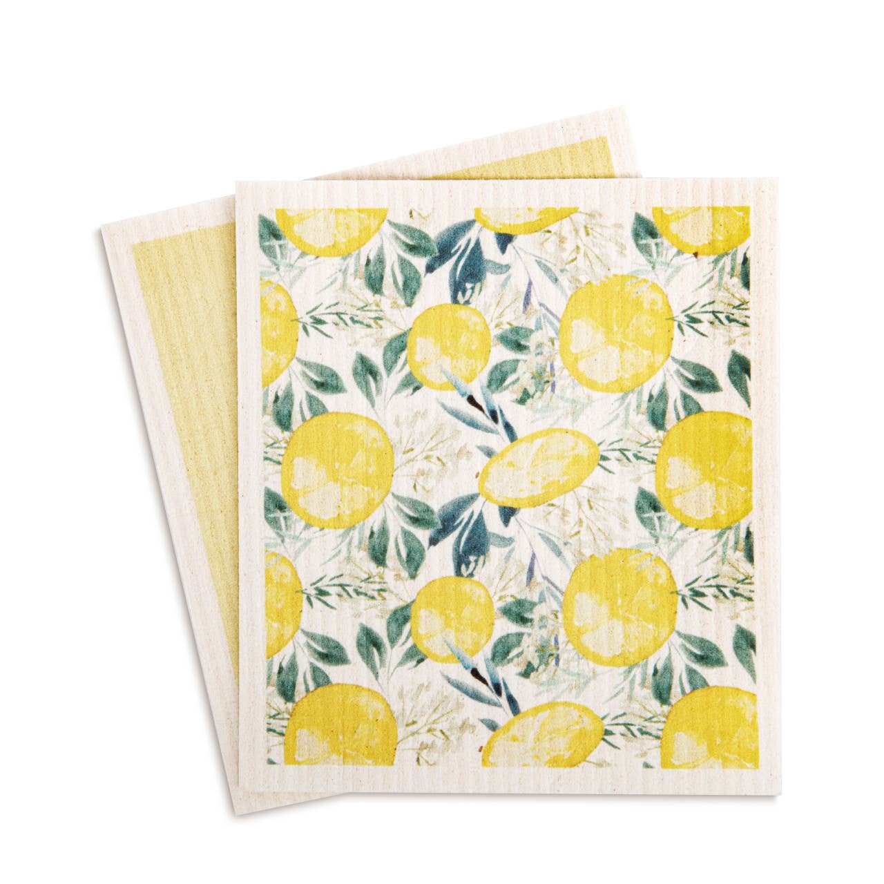 Biodegradable Dish Cloths Set of 2 - Lemons