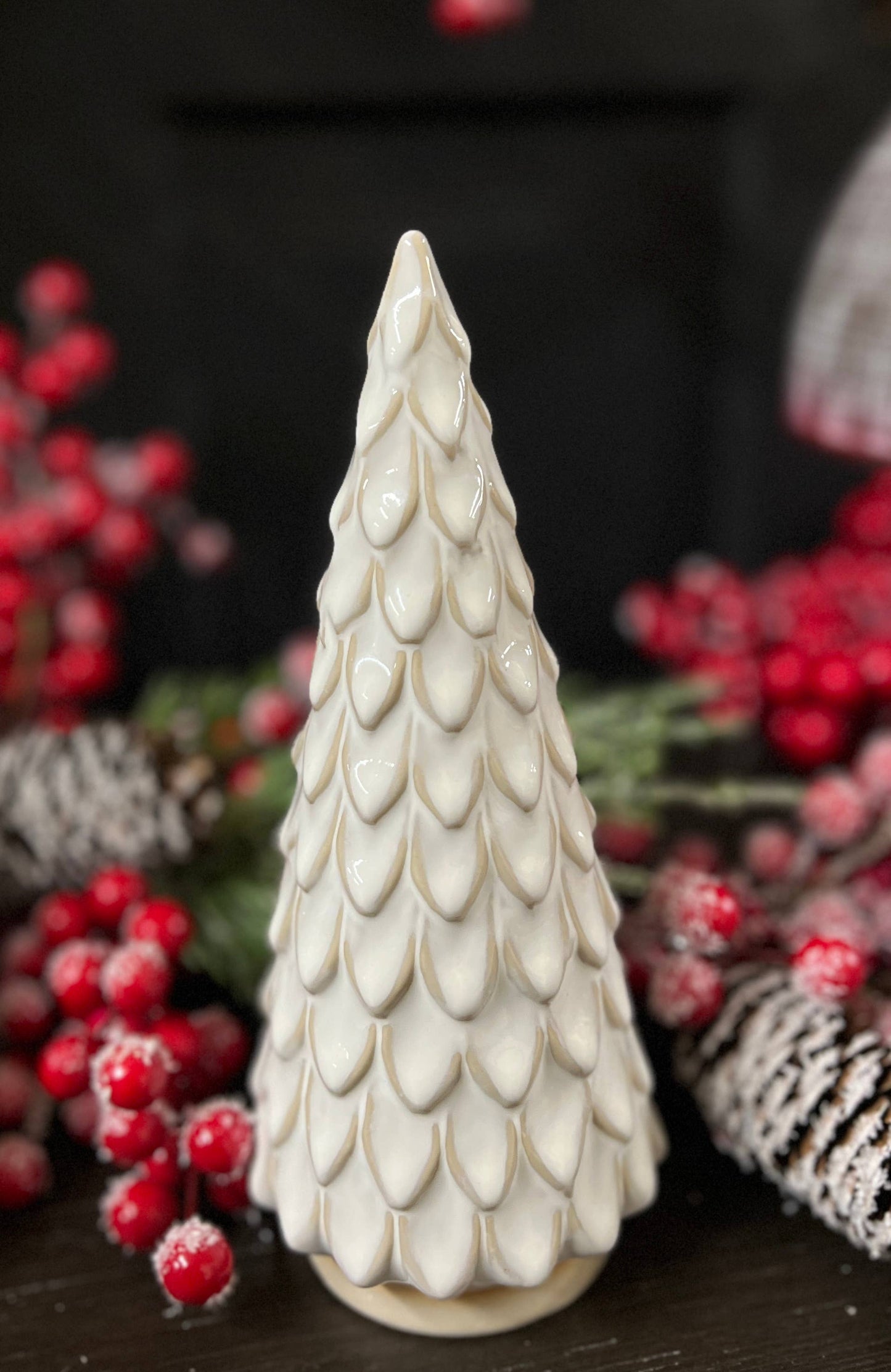 Large Ceramic Down Swept Tree
