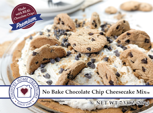 Country Home Creations - No Bake Chocolate Chip Cheesecake Mix