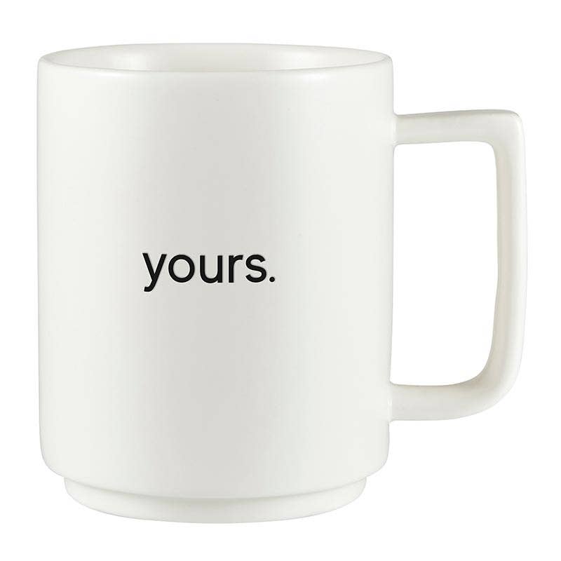 Matte Stackable Mug Set - Yours & Mine