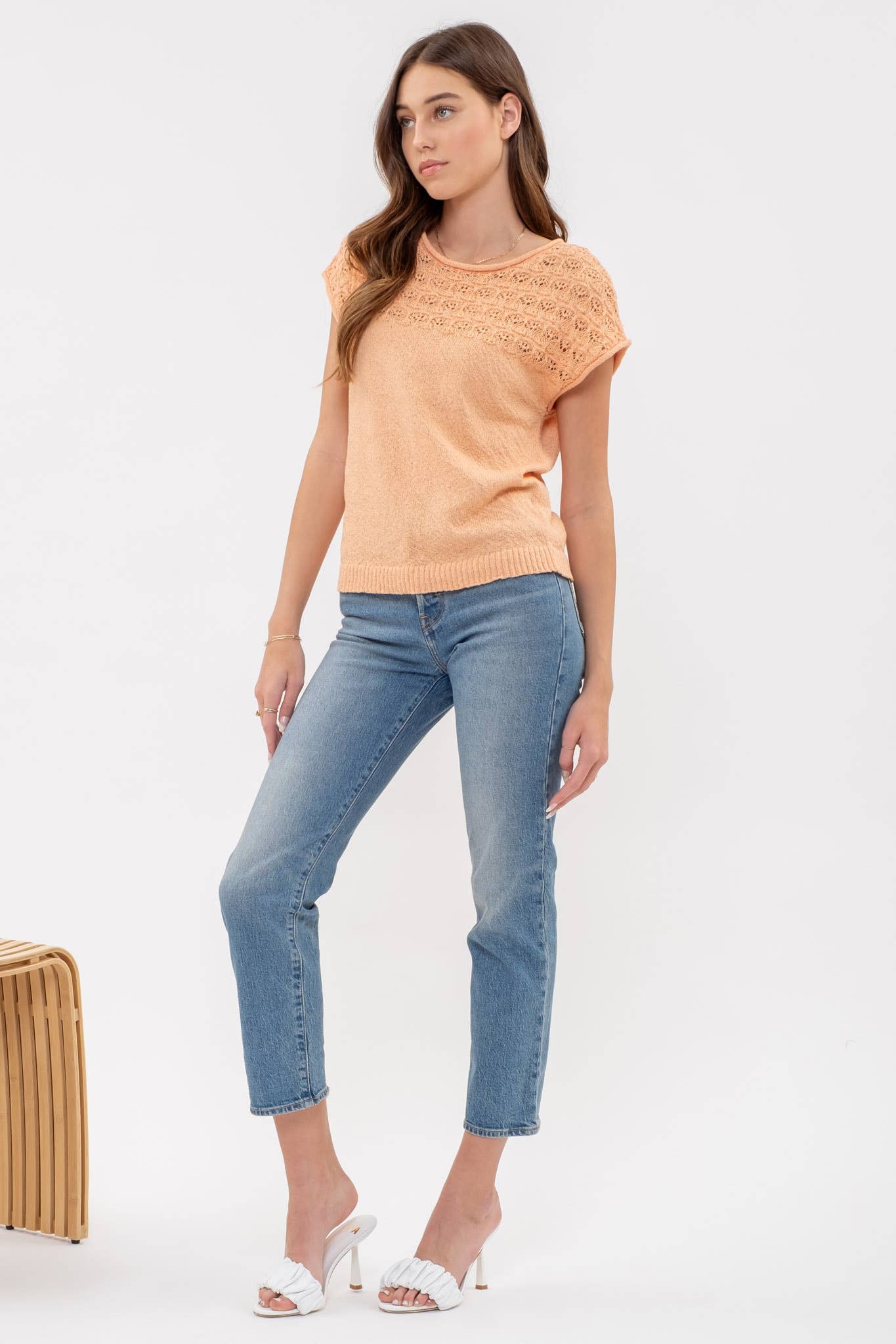 Eyelet Sweater