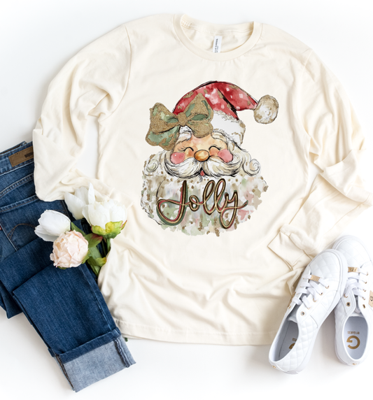 Jolly Old Saint Nick Long Sleeve T-shirt