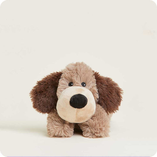 Warmies Junior Brown Dog – Lavender-Scented Microwavable Plush