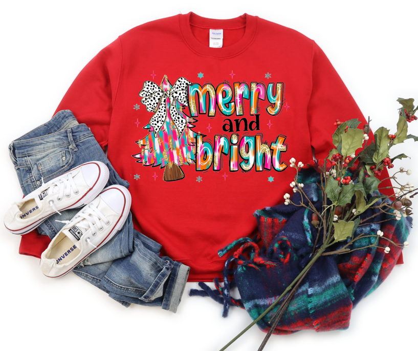Trendy Chic Apparel LLC - Merry & Bright Sweatshirts & T-Shirts