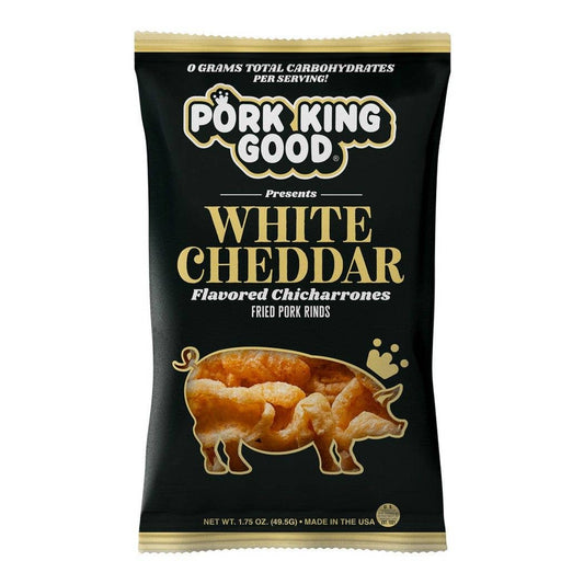 Pork King Good - Pork King Good White Cheddar Pork Rinds 1.75 oz Bag