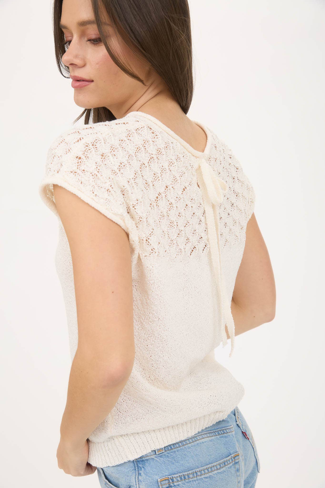 Eyelet Sweater