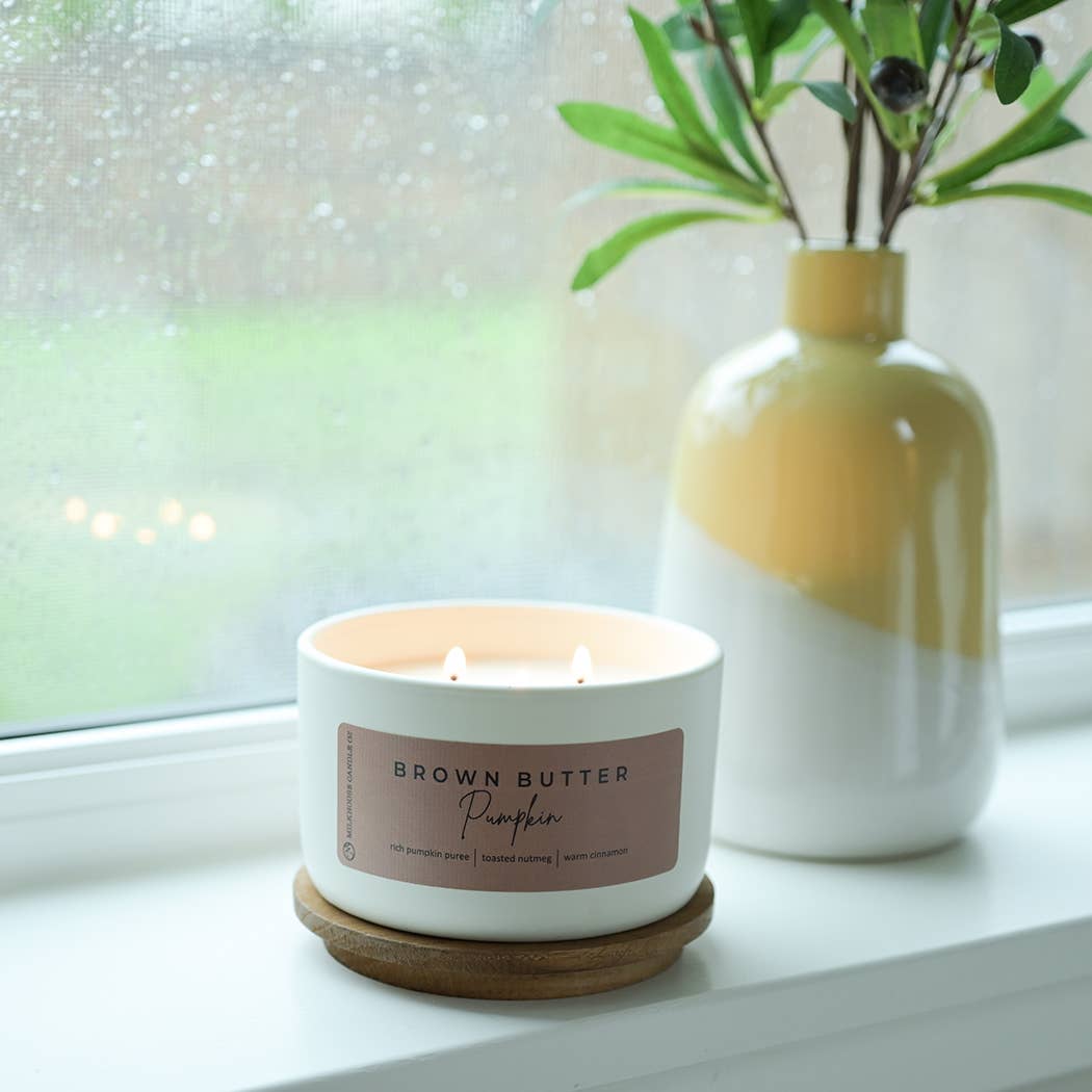 Milkhouse Candle Company - Brown Butter Pumpkin | Statement Candle