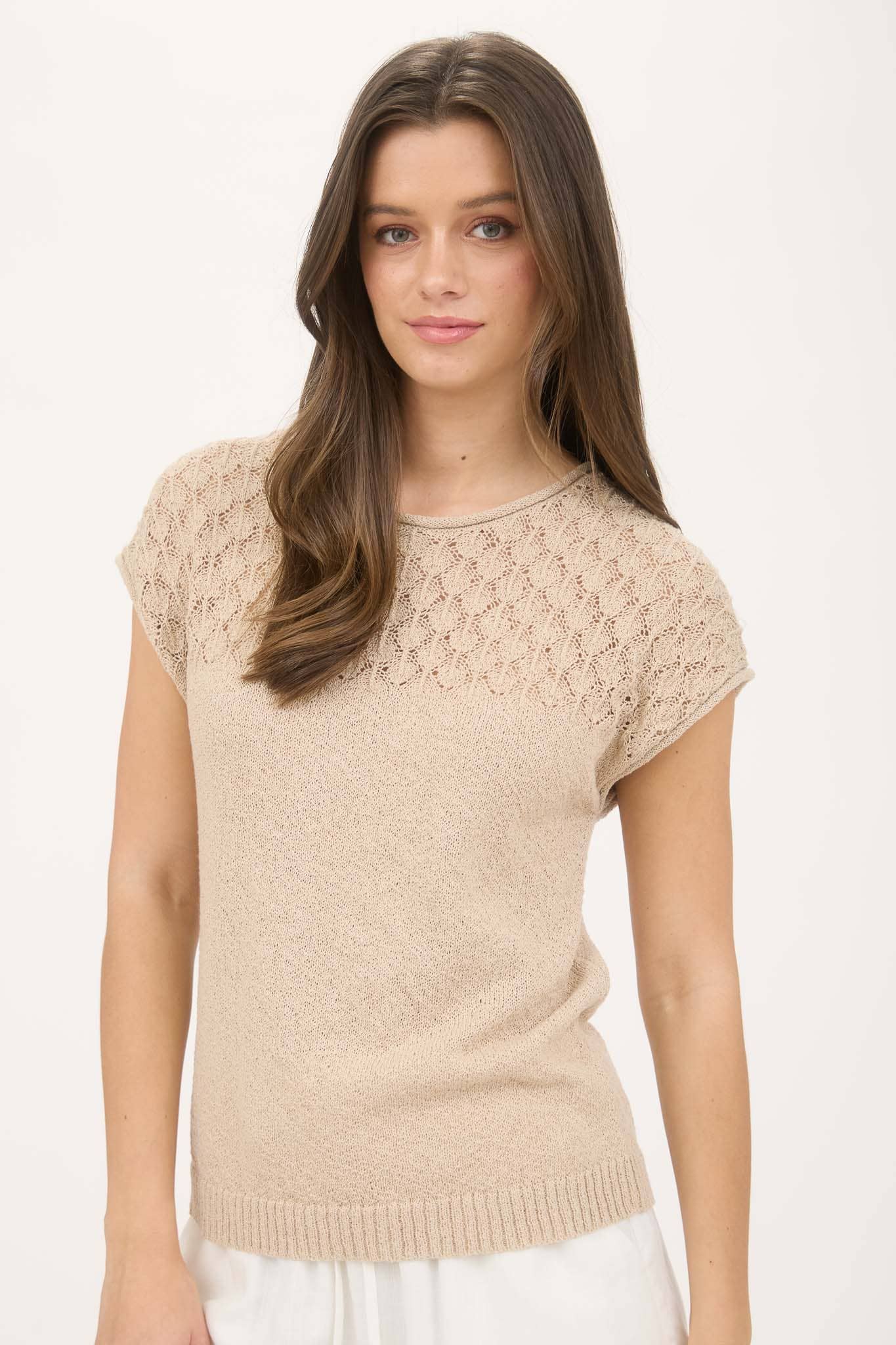 Eyelet Sweater