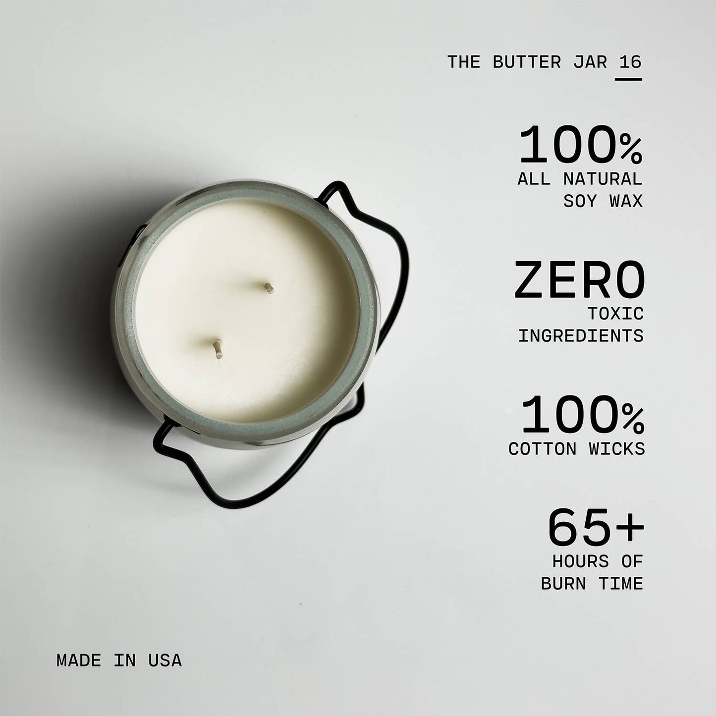 Milkhouse Candle Company - 16 oz Butter Jar Candle: Eucalyptus Lavender