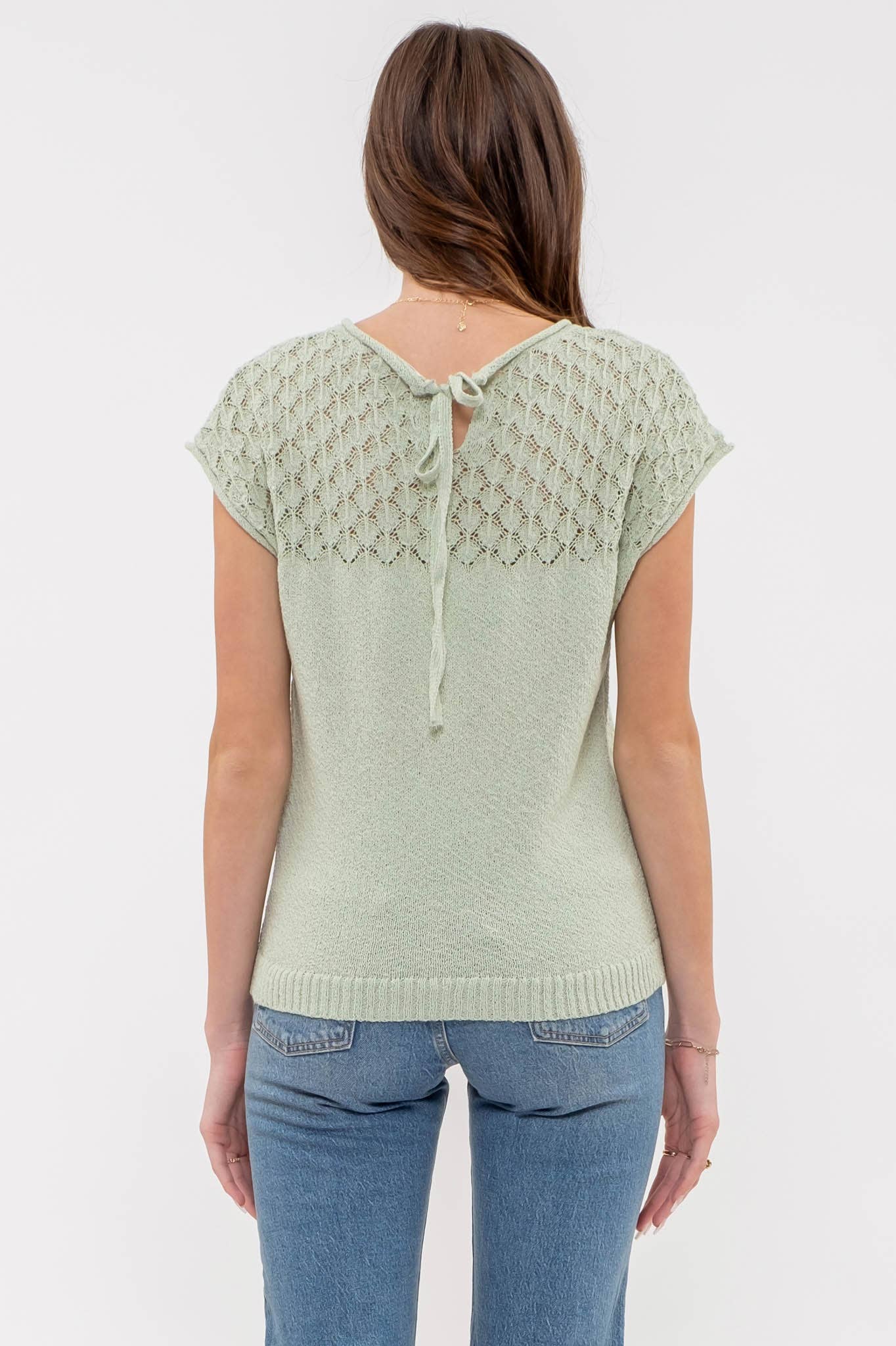 Eyelet Sweater