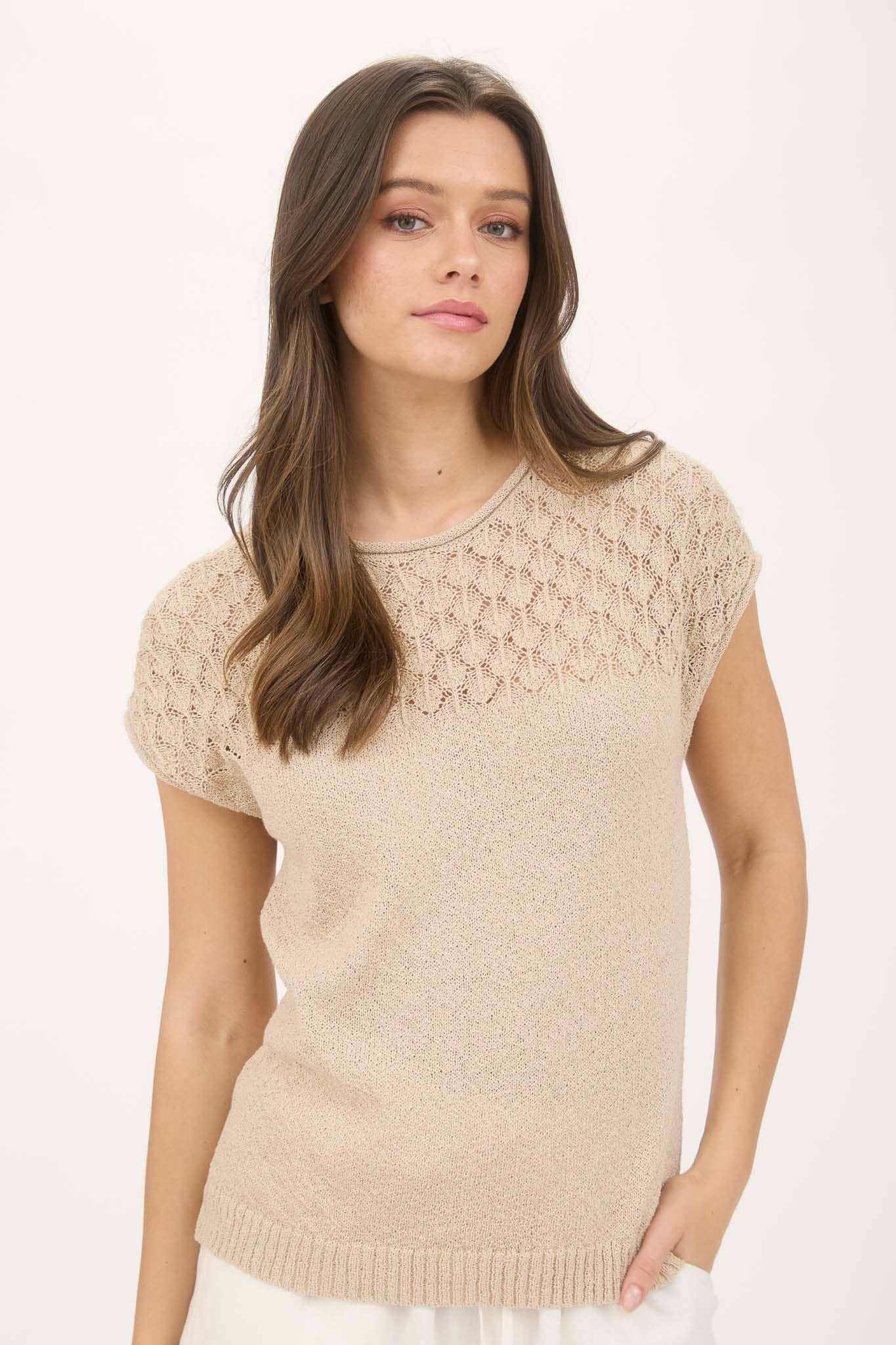 Eyelet Sweater