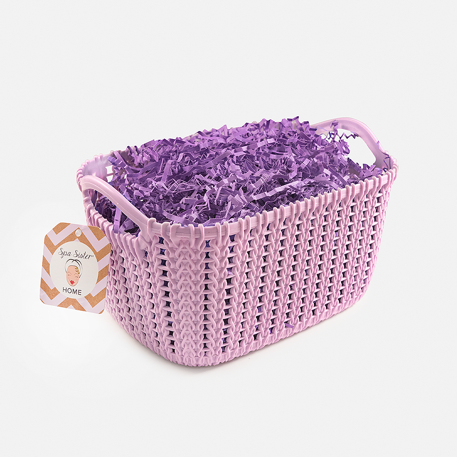 Bath Accessories Company - Caddy Basket - Purple (Filler Not Included)