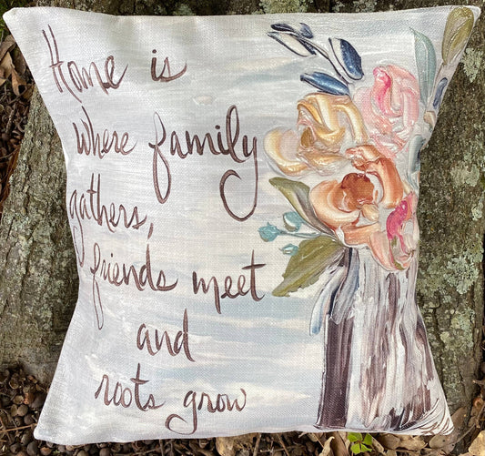 Southern Cotton Mill - GA Home is where pillow