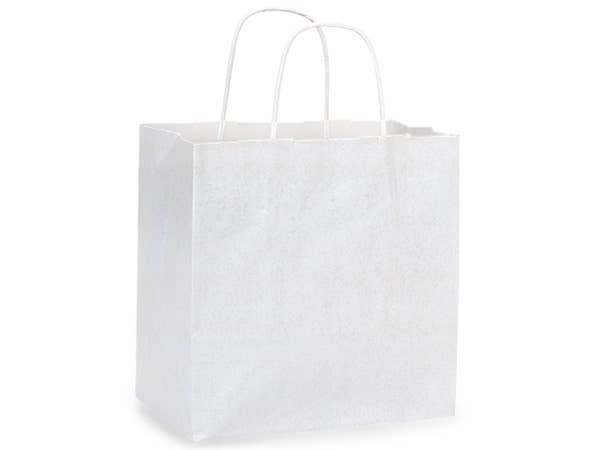 Nashville Wraps - White Kraft Paper Shopping Bags
