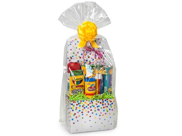 Nashville Wraps - Clear Cellophane Basket Wrap Bags