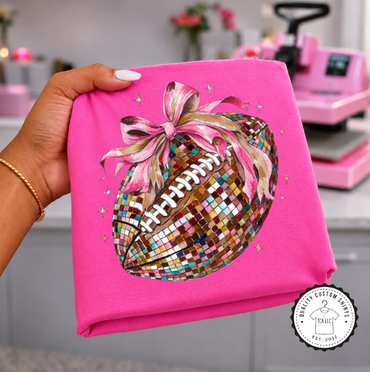 Sparkle Tile Football T-Shirts