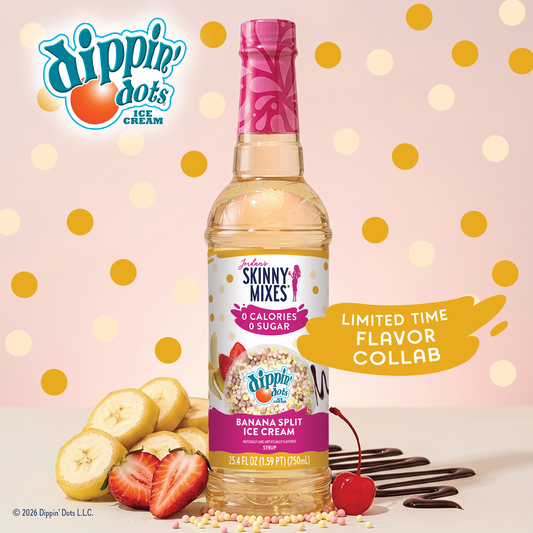 Jordan's Skinny Mixes - Dippin' Dots® Banana Split Ice Cream Syrup
