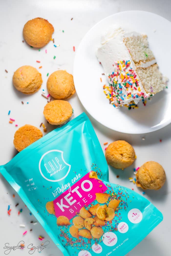 Birthday Cake Keto Cookie Bites