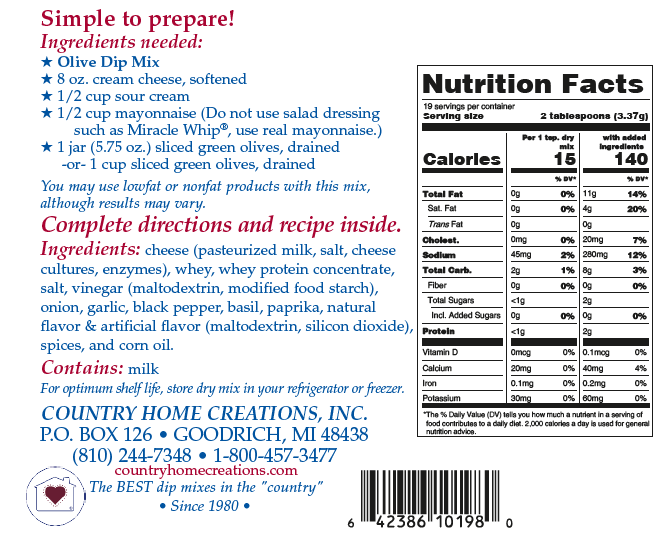 Country Home Creations - Olive Dip Mix