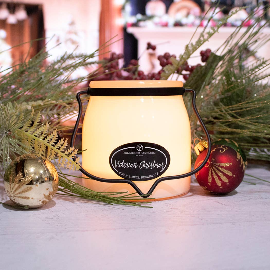 Victorian Christmas -MH 16 oz Butter Jar Candle